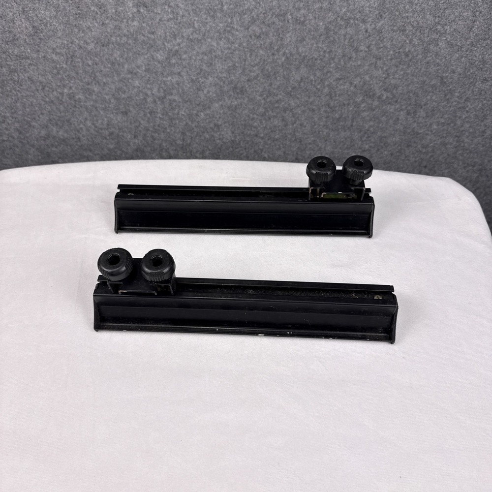 Thule Roof Rack Adapter Brackets 12 Inch Black Metal Mounting Hardware Set of 2